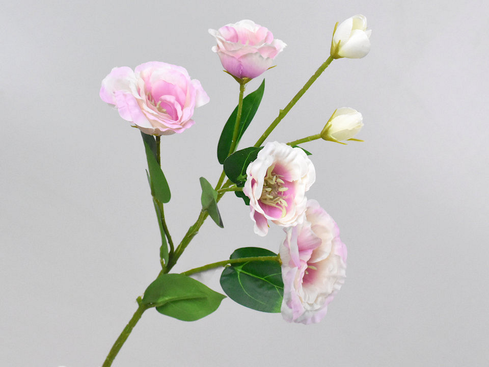 Lisianthus  artificielle Rose Clair 78cm 