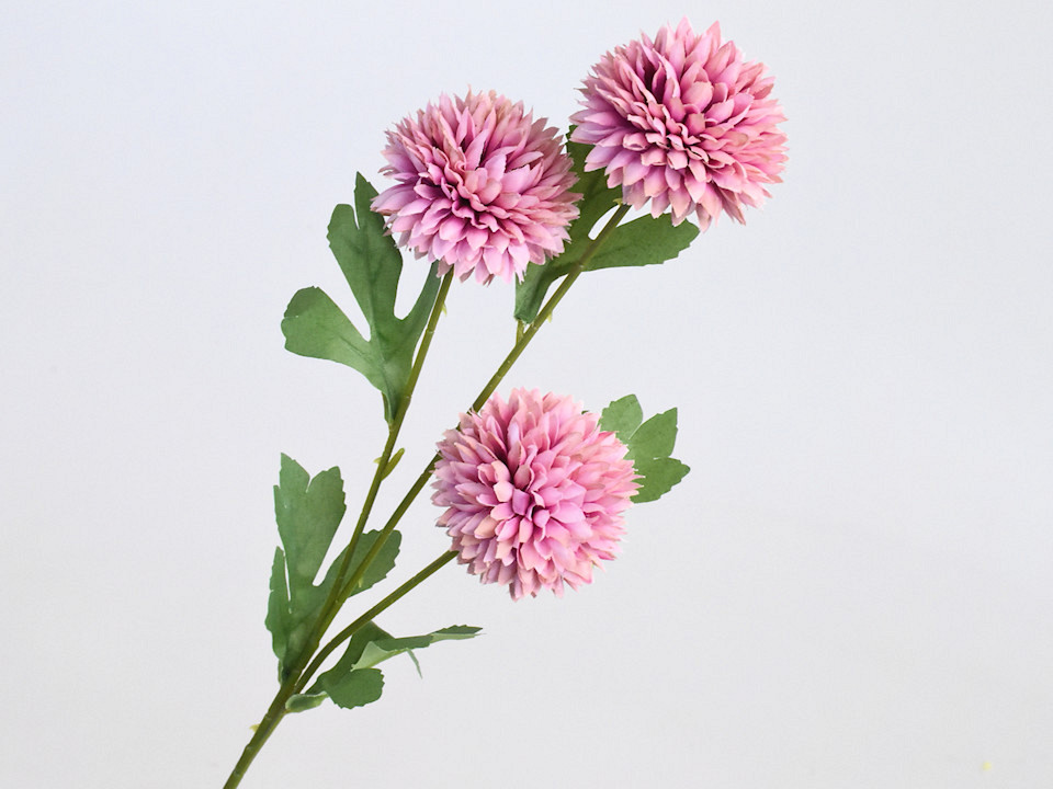 Chrysanthème artificiel Rose 66cm 