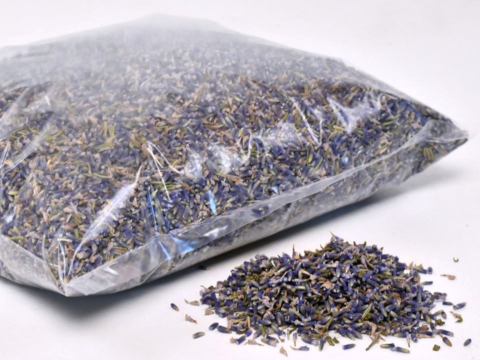 Lavendel blaadjes Blauw 250gr.