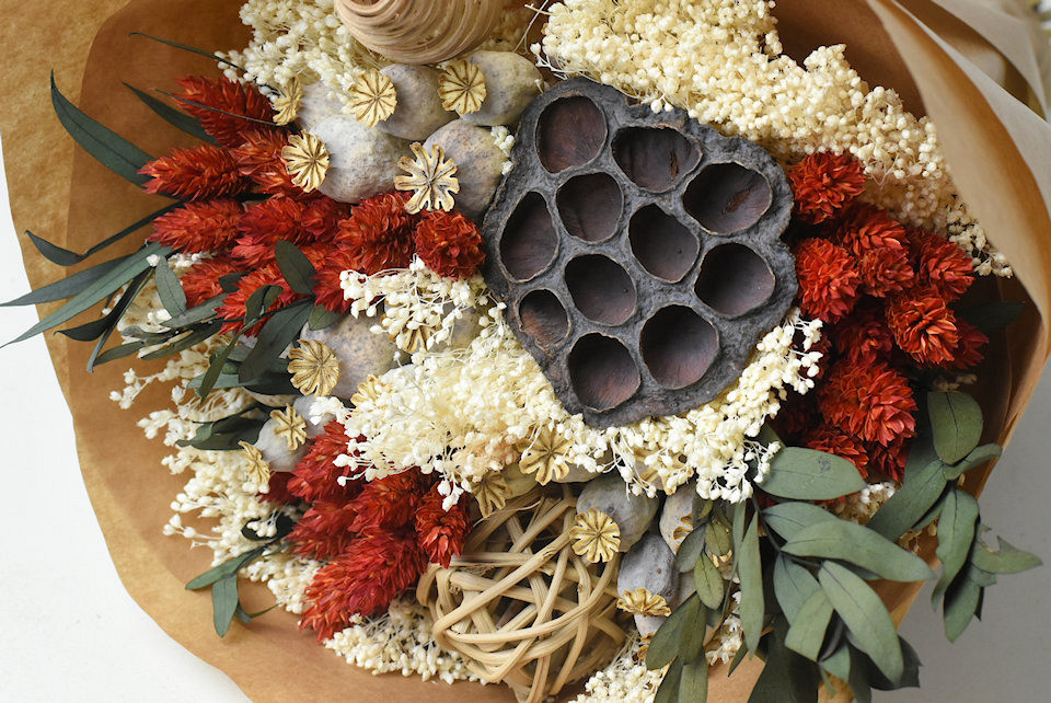 Bouquet de Noël Rouge D20cm 