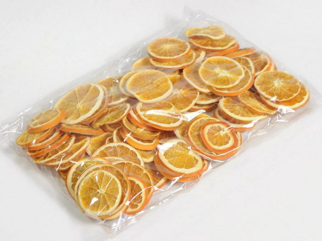 Gedroogde Sinaasappelschijfjes Oranje 250gr