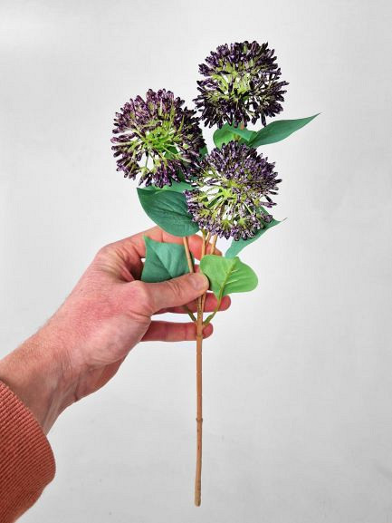 Allium Violet artificielle 42cm