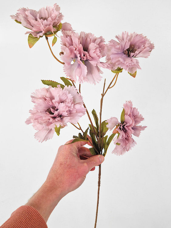 Dianthus Rose artificielle 72cm