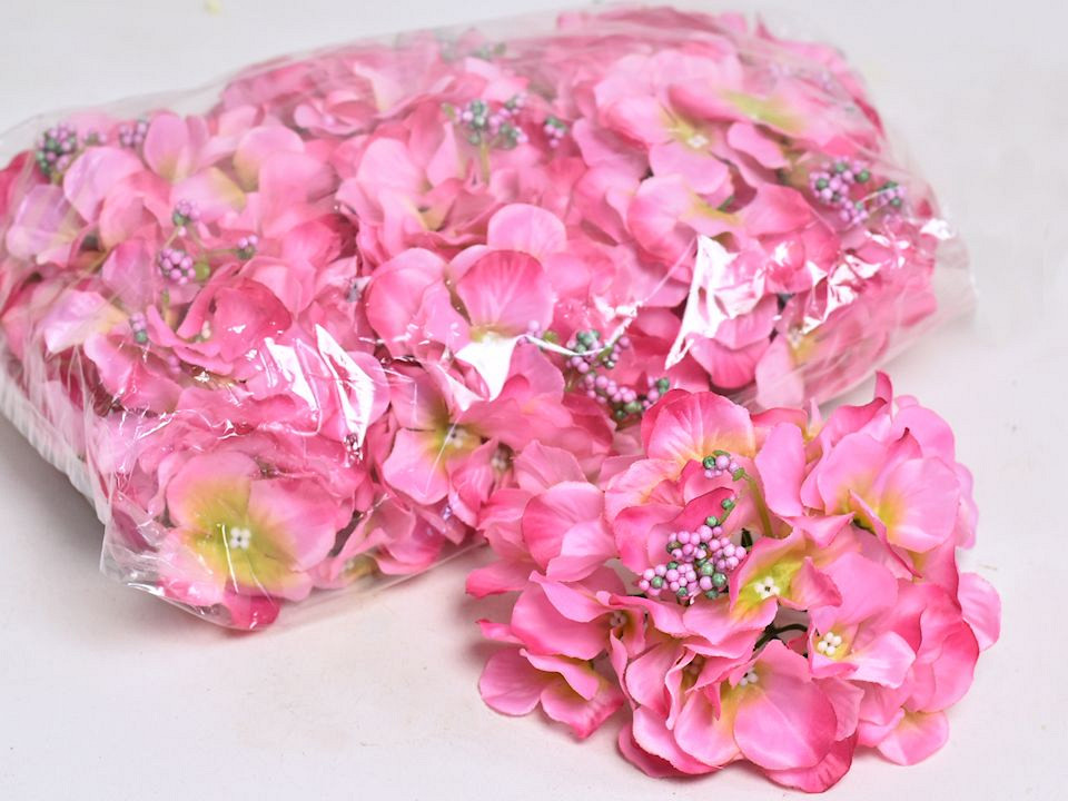 Hortensia Kop D14cm Roze