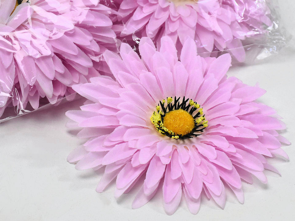 Künstliche Gerbera Rosa D15cm