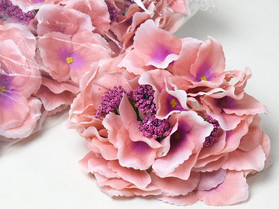 Hydrangea Head Mauve D18cm 