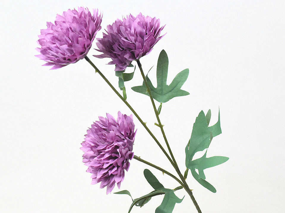 Chrysanthème artificiel Violet 66cm 