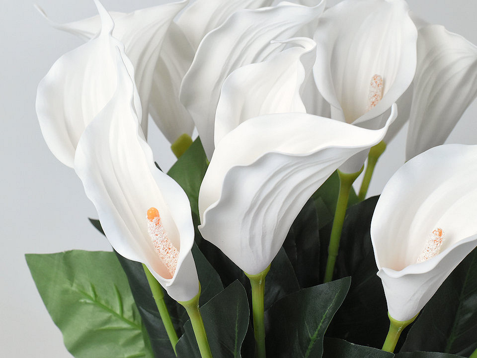 Künstliche Calla Weiß 65cm 