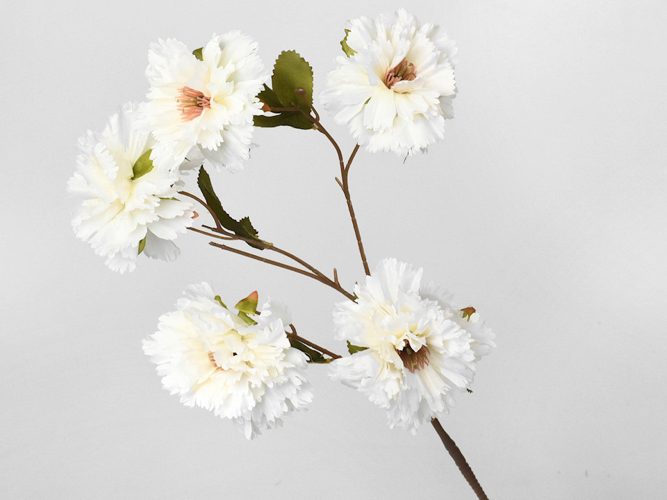 Dianthus Blanc artificielle 72cm