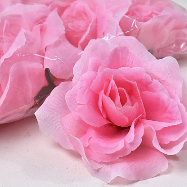 Artificial Rose Light Pink D10cm