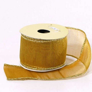 Organza Band Gold-18 37mm 3m