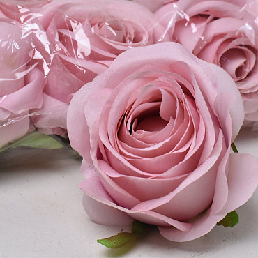 Artificial Rose Pink D9cm