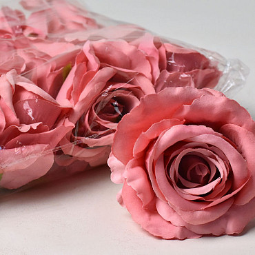 Artificial Rose Old Pink D10cm 