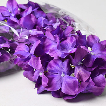 Hydrangea Head Purple D16cm