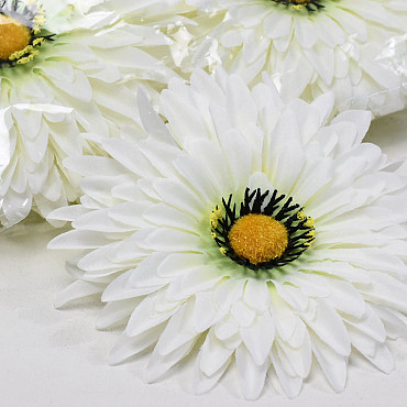 Kunst Gerbera Wit D15cm