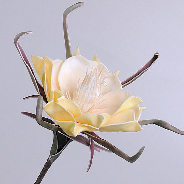 Foam Flower 65cm Yellow