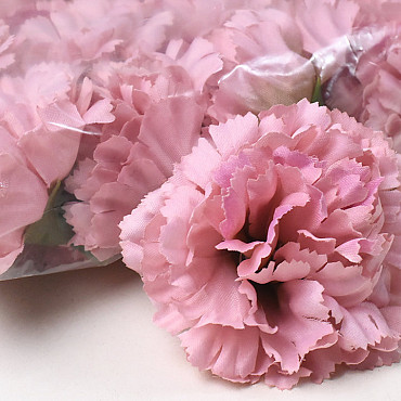 Artificial Carnation Pink D9cm 