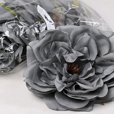 Artificial Peony Gray D13cm