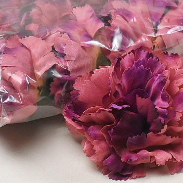 Artificial Carnation Purple/Pink D9cm 