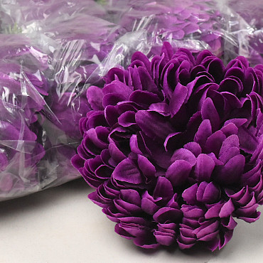 Artificial Chrysanthemum Purple D13cm