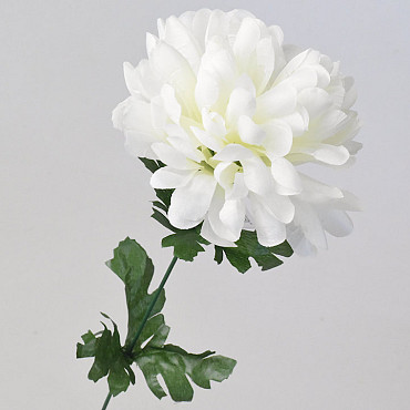 Chrysanthème artificiel Blanc 52cm 