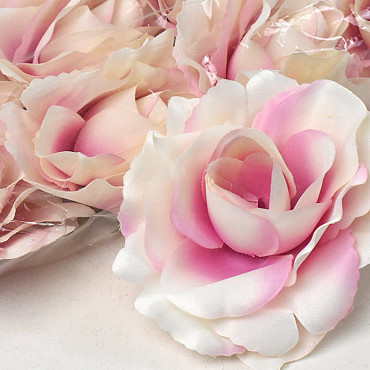 Artificial Rose Pink D11cm