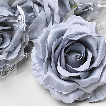 Rose Satin Grau D11cm