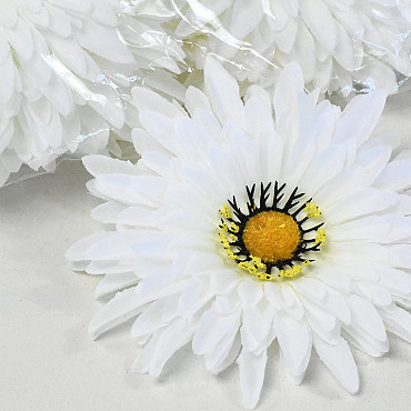 Künstliche Gerbera Weiß D15cm