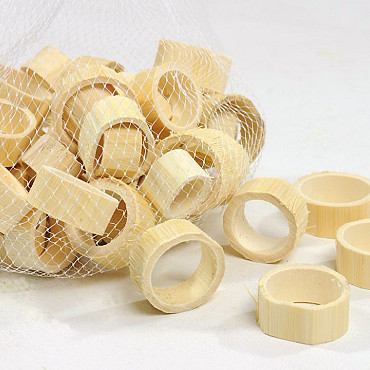 Mini Bamboo Slices 2 - 2,5cm 50pcs