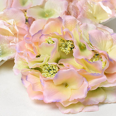 Artificial Hydrangea Head Light Pink D18cm 