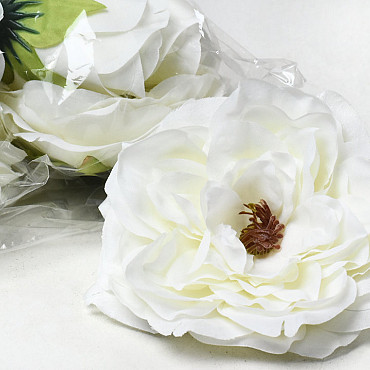 Artificial Peony Cream D13cm