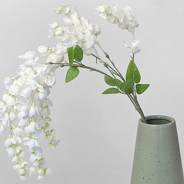 Artificial Wisteria White 100cm 