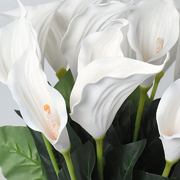 Artificial Calla White 65cm 