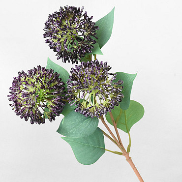 Artificial Allium Violet 42cm