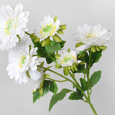 Artificial Gerbera Cream 66cm