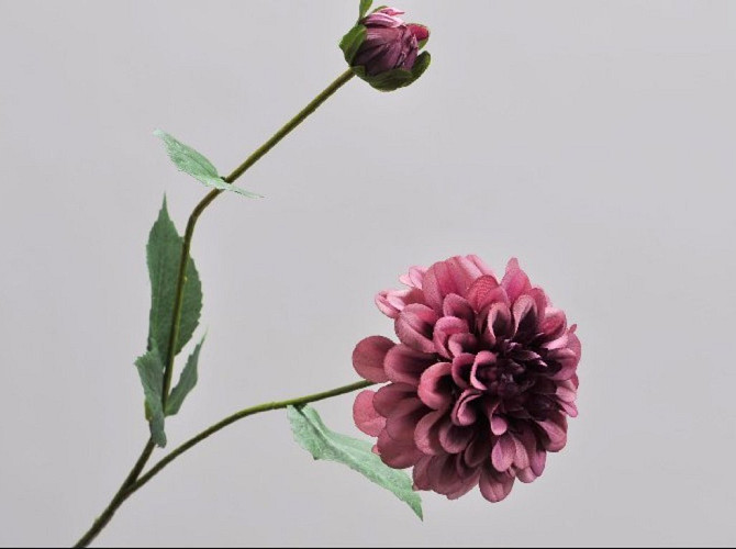 Dahlia Spray Mauve 64cm