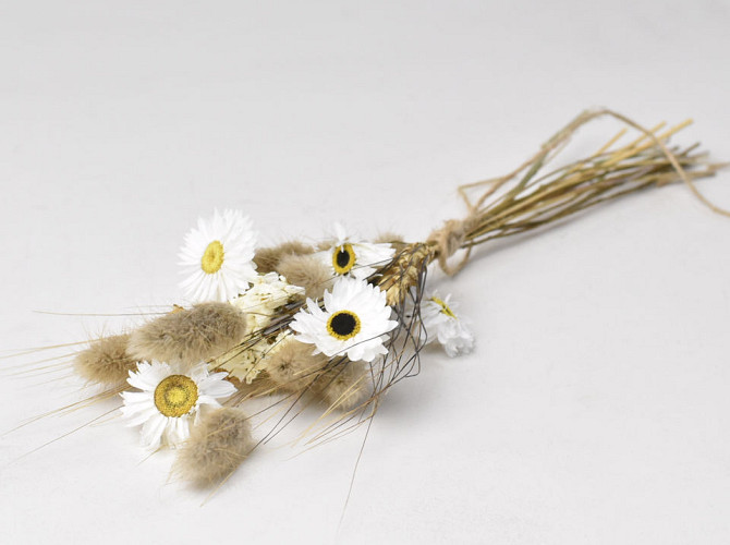 DIY Dried Flower Bouquet White/Natural XL