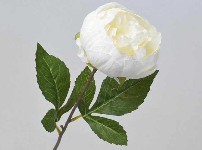 Artificial Peony White 42cm 