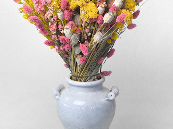 DIY Dried Flower Bouquet Yellow/Pink XL