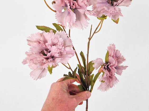 Artificial Carnation Pink 72cm