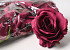 Artificial Rose Burgundy D10cm 