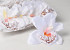 Artificial Orchid White/Brown D13cm