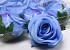 Rose Bleu Artificielle D9cm