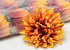 Artificial Chrysanthemum Orange D12cm