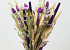 Bouquet de Fleurs Séchées Violet Naturel 55cm