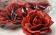 Rose Rouge Foncé Artificielle D11cm 