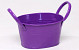 Planter Zinc Purple 14cm
