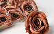 Artificielle Rose Rusty Red D10cm 