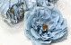 Artificial Peony Blue D13cm 