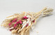 Dried Flower Bouquet Pink White 55cm